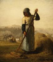 Jean-Francois Millet - Woman with a Rake